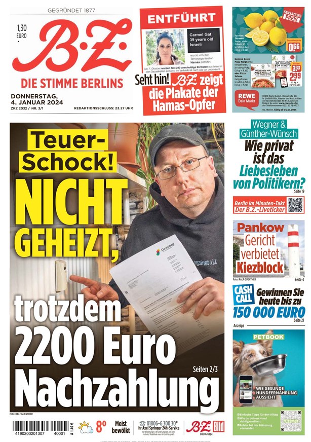 B.Z. - Zeitung Als EPaper Im IKiosk Lesen