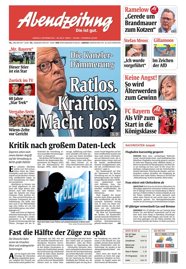 Abendzeitung M&uuml;nchen - ePaper