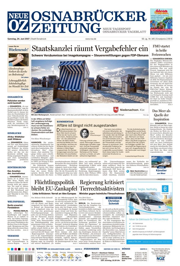Neue Osnabrücker Zeitung - Stadt vom 24.06.2017 – als ePaper im iKiosk ...