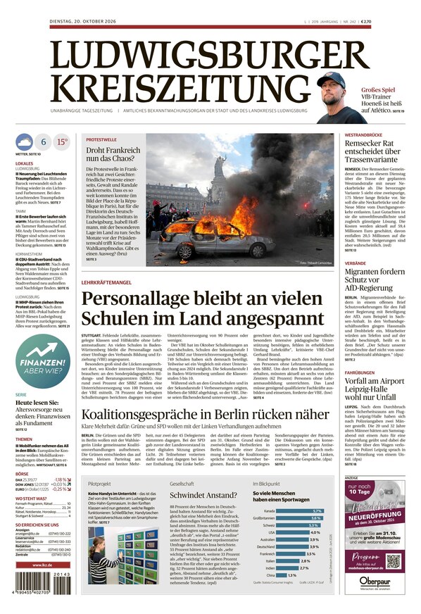 Ludwigsburger Kreiszeitung - ePaper