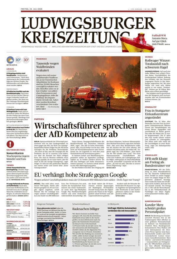 Ludwigsburger Kreiszeitung - ePaper