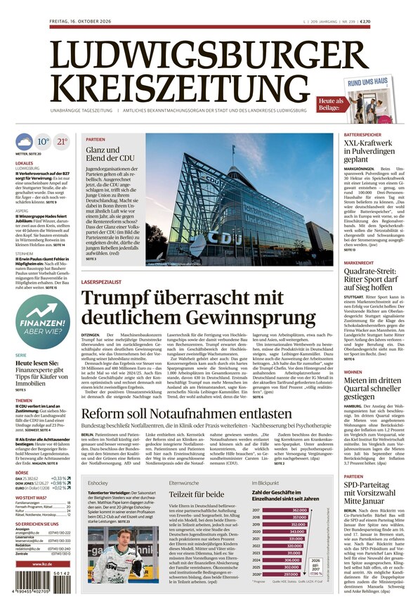 Ludwigsburger Kreiszeitung - ePaper