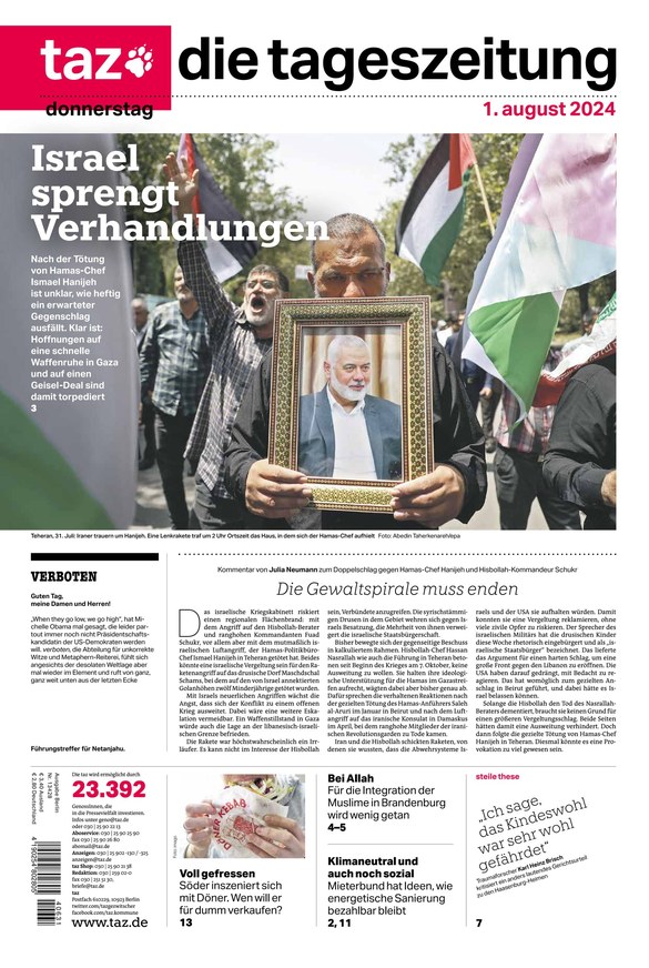 taz die tageszeitung - ePaper