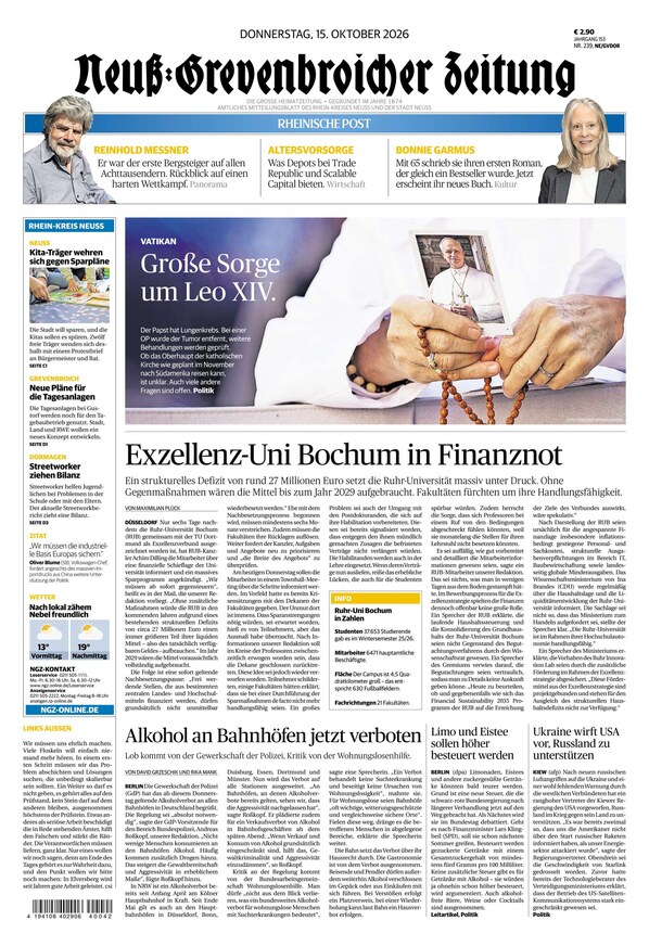 Neuss-Grevenbroicher Zeitung - ePaper