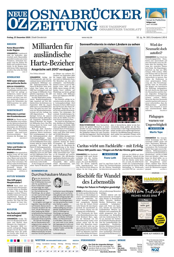 Neue Osnabrücker Zeitung - Stadt vom 27.12.2019 – als ePaper im iKiosk ...