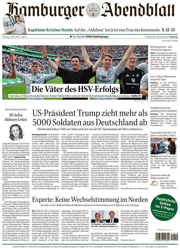 HAMBURGER ABENDBLATT - ePaper