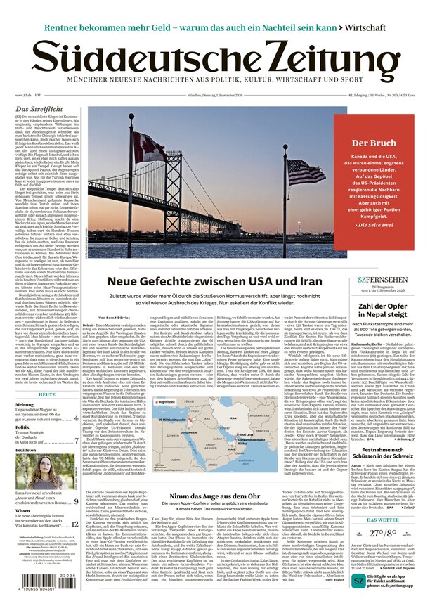 S&uuml;ddeutsche Zeitung - ePaper