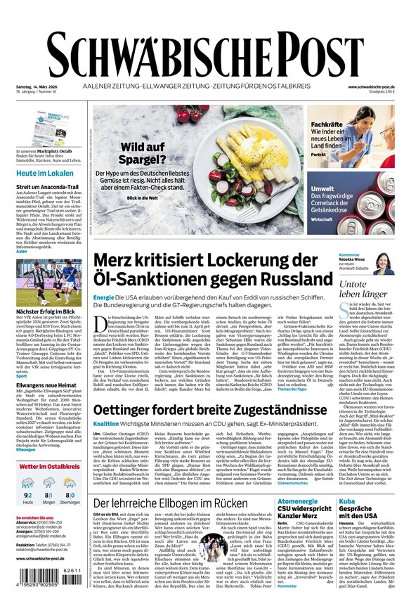 Schw&auml;bische Post - ePaper