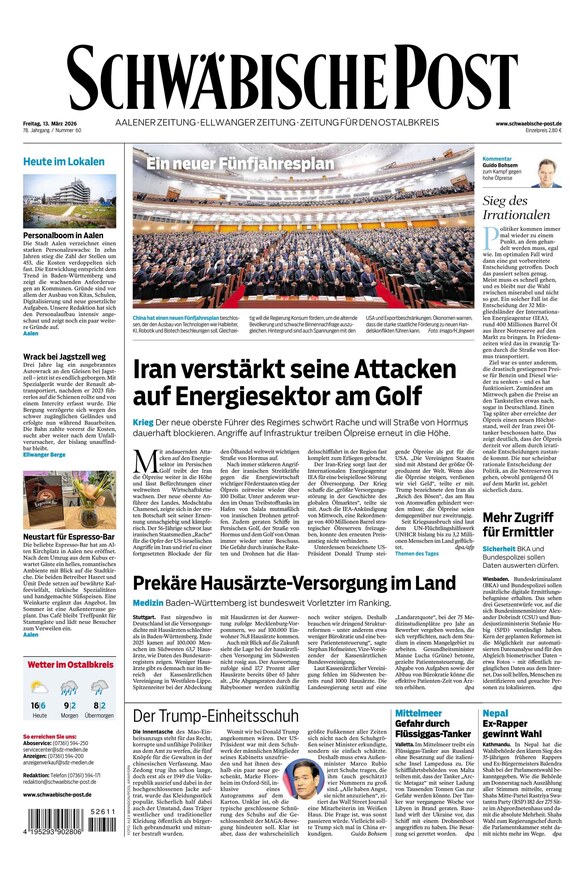 Schw&auml;bische Post - ePaper