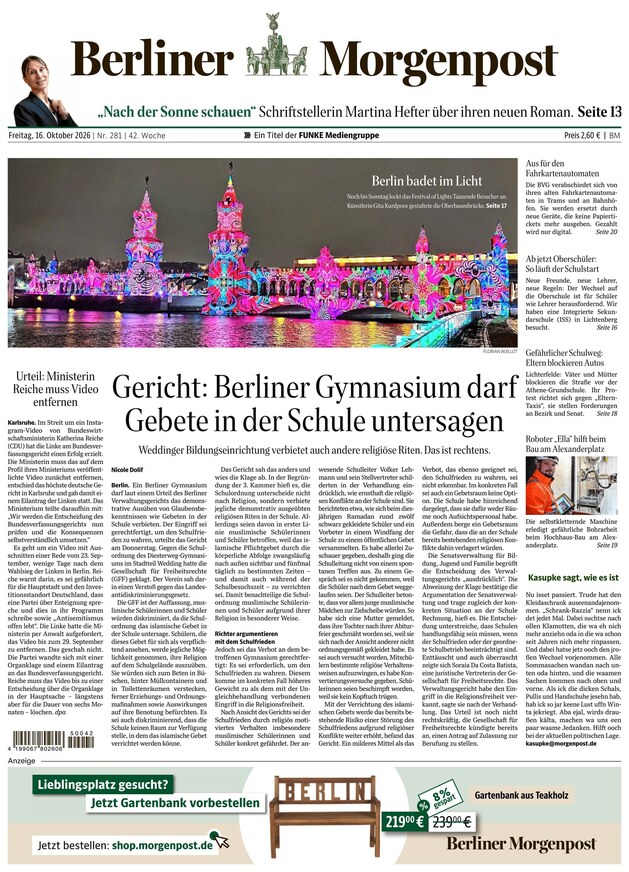 BERLINER MORGENPOST - ePaper