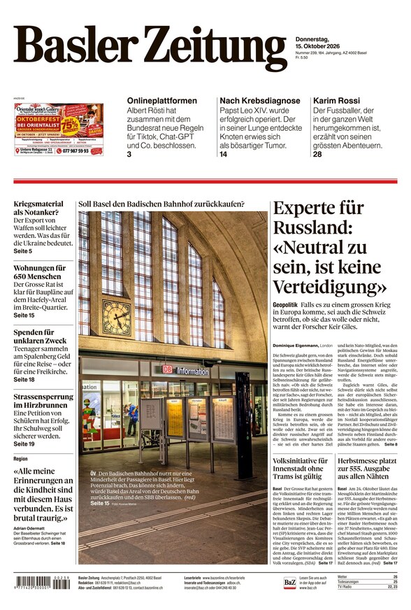 Basler Zeitung - ePaper