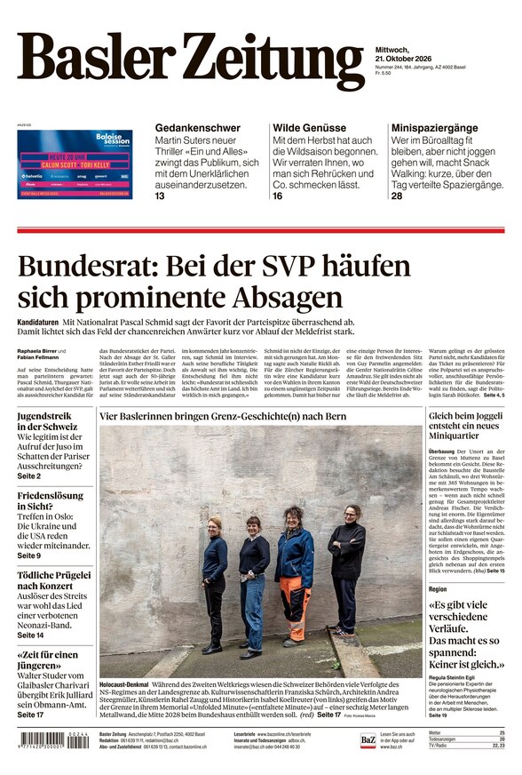 Basler Zeitung - ePaper