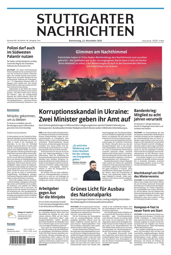 Stuttgarter Nachrichten - ePaper