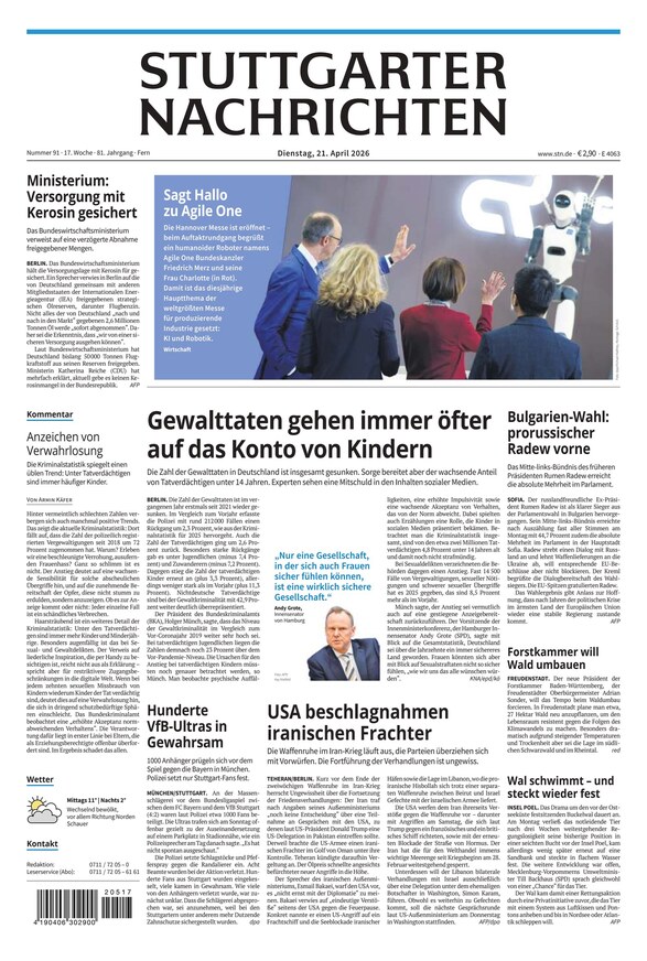 Stuttgarter Nachrichten - ePaper