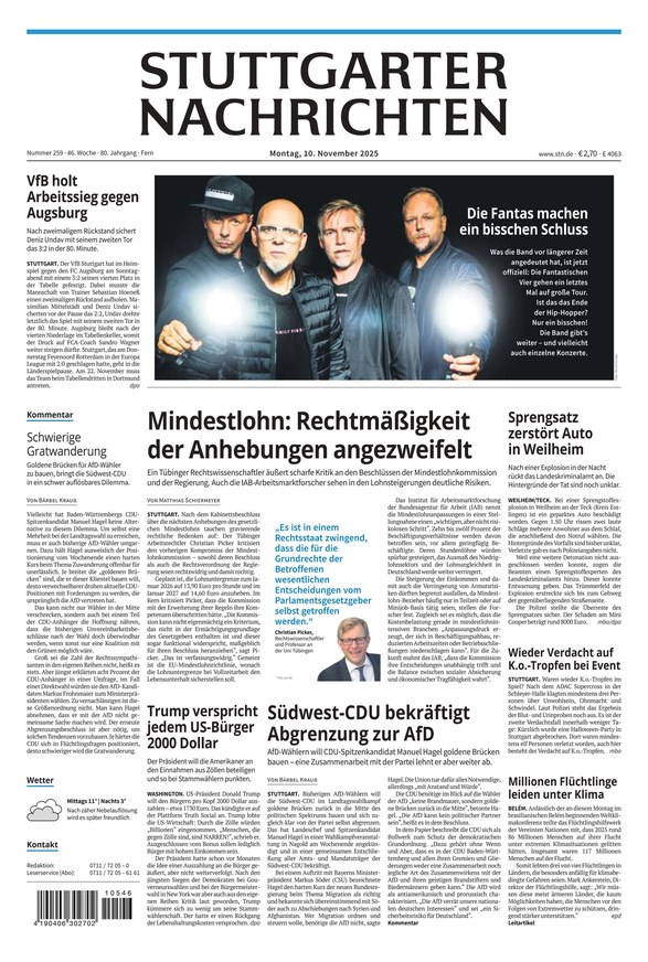 Stuttgarter Nachrichten - ePaper