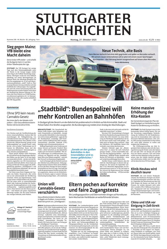 Stuttgarter Nachrichten - ePaper