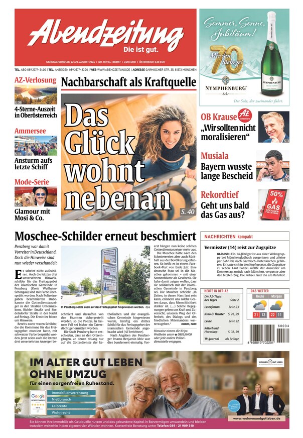 Abendzeitung M&uuml;nchen - ePaper