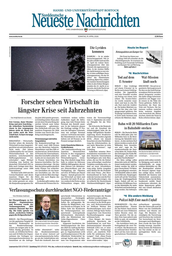 Norddeutsche Neueste Nachrichten - ePaper