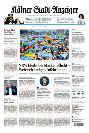 Kölner Stadt-Anzeiger Vom 06.07.2020 – Als EPaper Im IKiosk Lesen