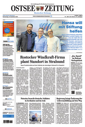 Ostsee-Zeitung - ePaper