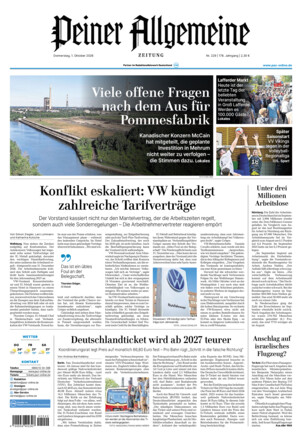 Peiner Allgemeine Zeitung