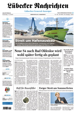 Lübecker Nachrichten - ePaper