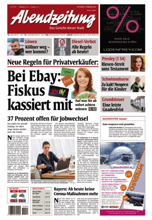 Abendzeitung München Vom 01.02.2023 – Als EPaper Im IKiosk Lesen