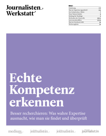Journalisten-Werkstatt