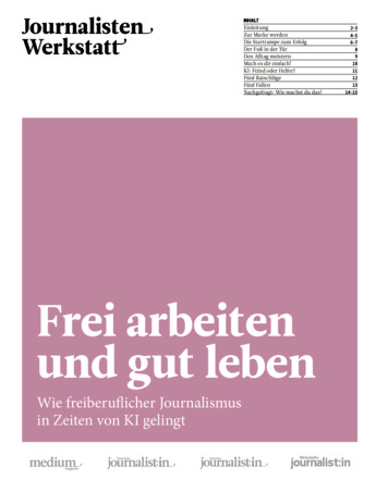 Journalisten-Werkstatt - ePaper