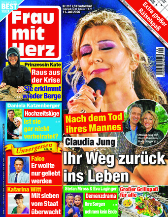 Frau mit Herz