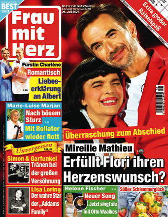Frau mit Herz