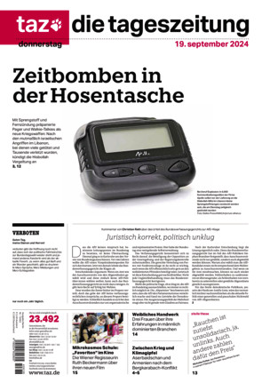 taz die tageszeitung - ePaper