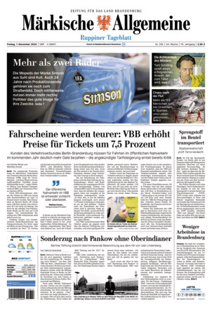 MAZ Ruppiner Tageblatt - ePaper