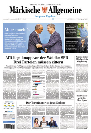 MAZ Ruppiner Tageblatt - ePaper