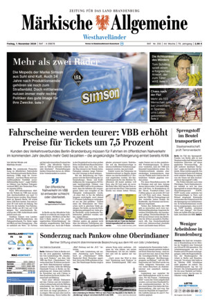 MAZ Westhavelländer - ePaper