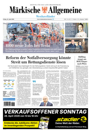 MAZ Westhavelländer - ePaper