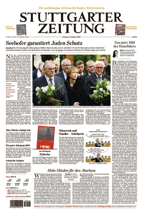 Stuttgarter Zeitung Vom 11.10.2019 – Als EPaper Im IKiosk Lesen