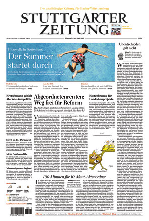 Stuttgarter Zeitung Vom 26.06.2019 – Als EPaper Im IKiosk Lesen