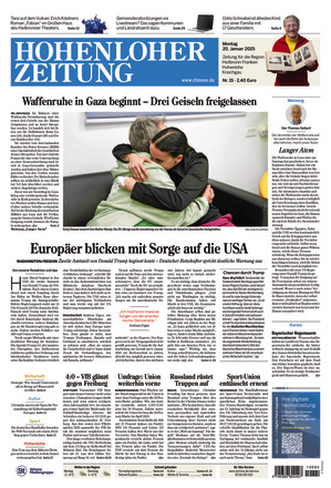 Hohenloher Zeitung - ePaper