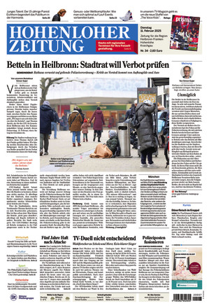 Hohenloher Zeitung - ePaper