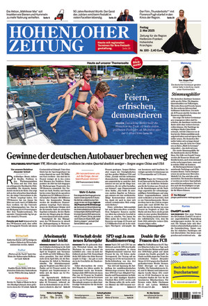 Hohenloher Zeitung - ePaper