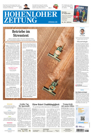 Hohenloher Zeitung