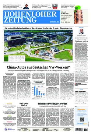 Hohenloher Zeitung