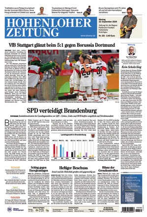 Hohenloher Zeitung - ePaper