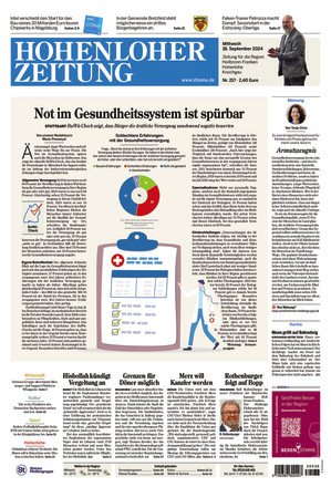 Hohenloher Zeitung - ePaper