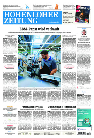 Hohenloher Zeitung