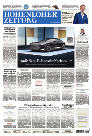 Hohenloher Zeitung - ePaper