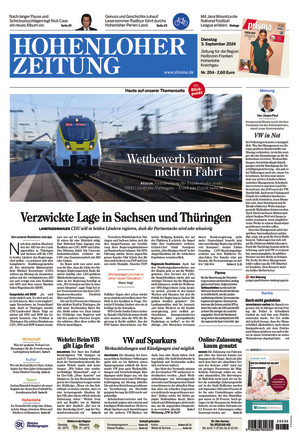 Hohenloher Zeitung - ePaper