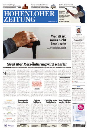 Hohenloher Zeitung - ePaper