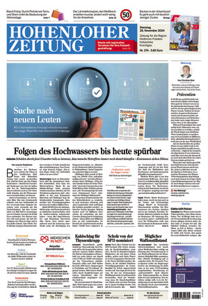 Hohenloher Zeitung - ePaper